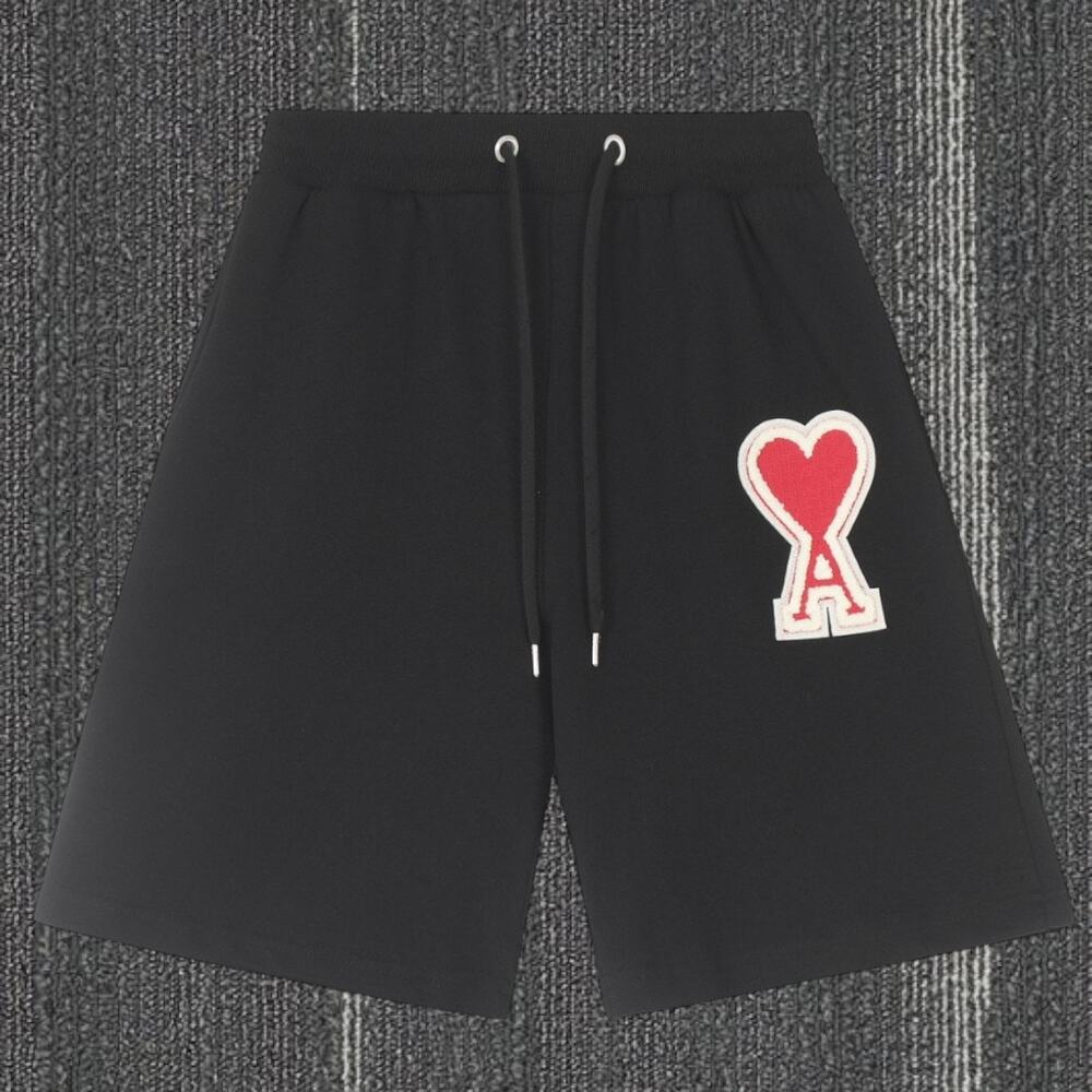 Ami Paris Black Shorts